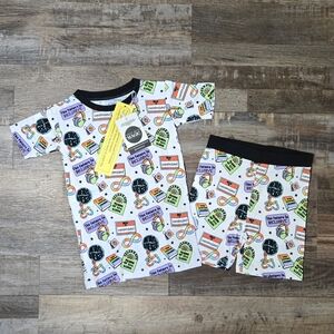 Made with Magic Nerodivergent Bamboo Short Sleeve & Shorts PJ Set